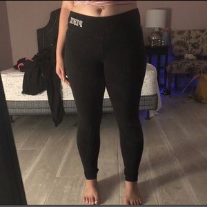 Black leggings from PINK